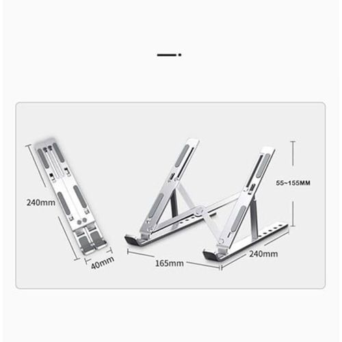 Support pour ordinateur portable support de rangement pliant créatif